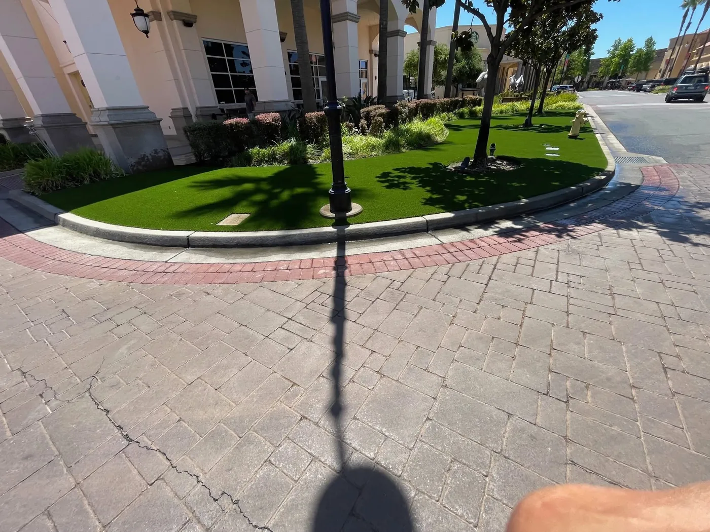Commercial Landscapes artificial turf project